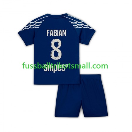 Fußballtrikots Paris Saint-Germain Fabian 8 Kinder 2024-2025 Kurzarm Fourth trikot kaufen